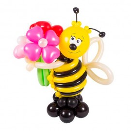 Пчелка с букетом