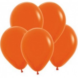 Гелиевый шар оранжевый