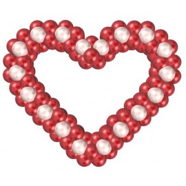 Сердце из шаров 1 м