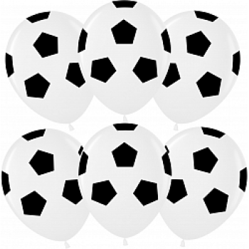 Гелиевые шары "Футбольные мячи"