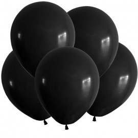 Гелиевый шар чёрный