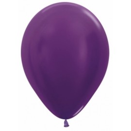Фиолетовые гелиевые шарики